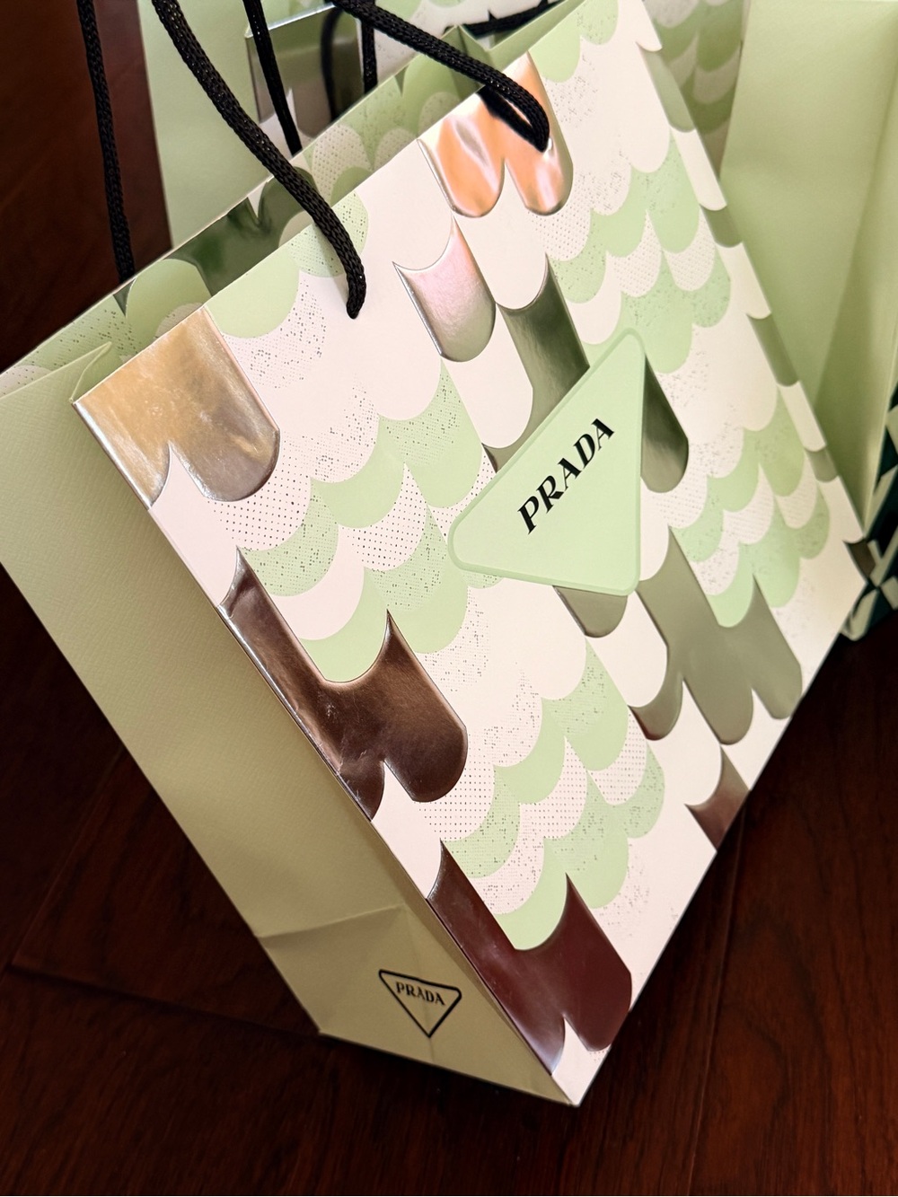 Prada Paper Gift Bag x 4pcs Medium (10.5” x 10” x 4.5”) - Picture 6 of 10